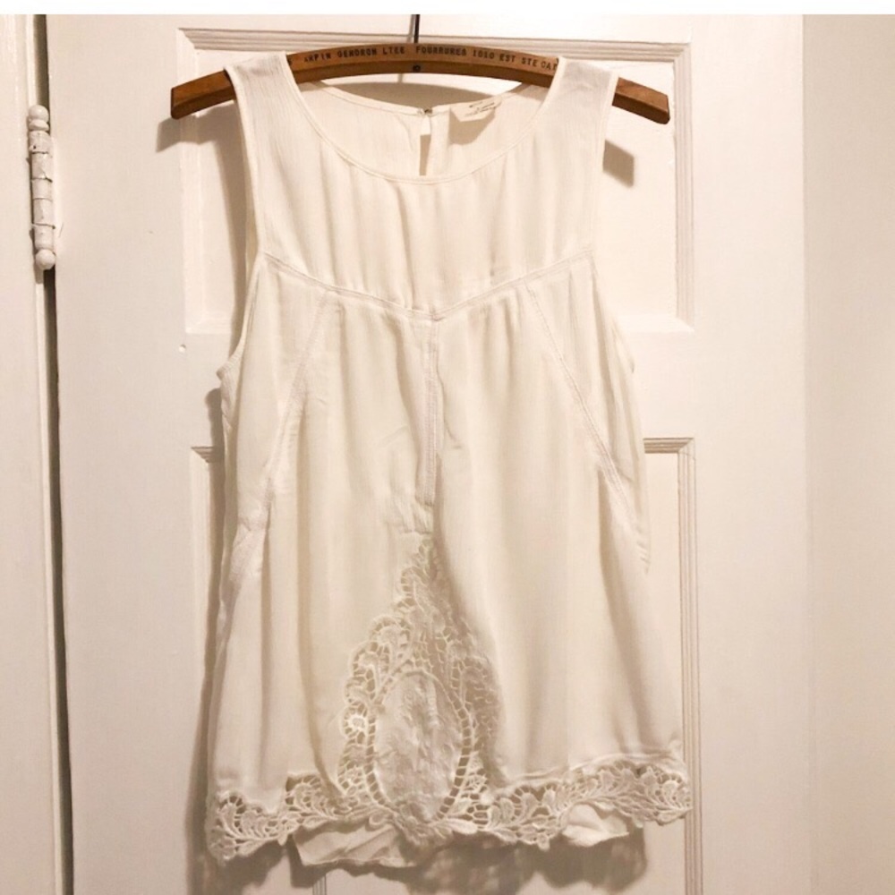 UO white blouse